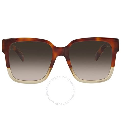 givenchy gv7141|Givenchy Brown Gradient Square Ladies Sunglasses GV .